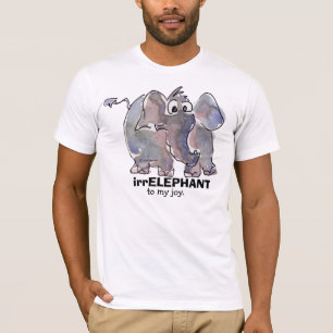 IrELEPHANT naar mijn vreugde 3 cartoon T Shirt