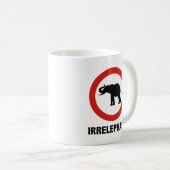 Irelevante koffiemok (Voorkant rechts)