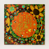 Irelyn's Faith Miracle Floral Fun Legpuzzel (Horizontaal)