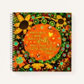 Irelyn's Faith Miracle Floral Fun Notitieboek (Voorkant)