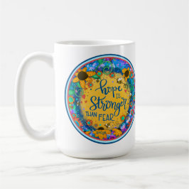 Irelyn's Huddle Hope Floral Bumblebee Inspirivity Koffiemok