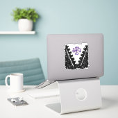 Iren Fyrd Sticker (Laptop op bureau)
