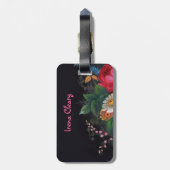 Irena Victoriaans Bouquet Bagagelabel (Achterkant verticaal)