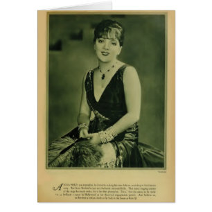 Irene Bordoni 1929 portretkaart