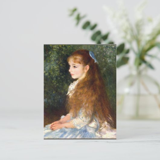 Irene Cahen d Anvers door Pierre Renoir Briefkaart (Staand voorkant)