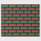 Irene Vorname Name Graffiti red green Cadeaupapier (Vlak)