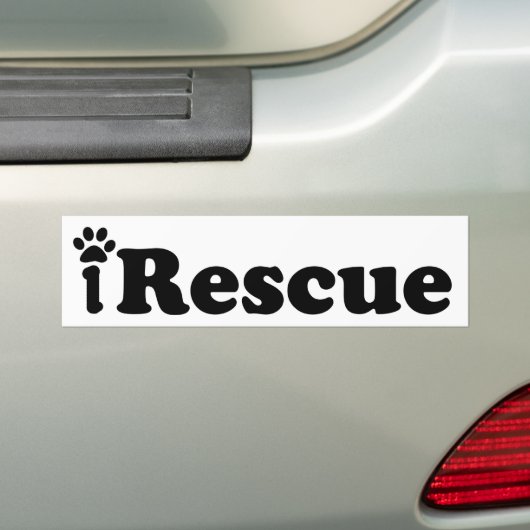 iRescue Bumpersticker (Op auto)