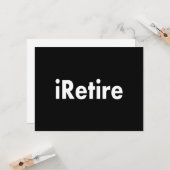 iRetire Kaart (Voorkant / Achterkant in situ)