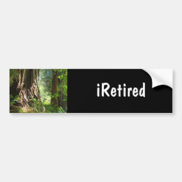iRetired bumpersticker Gepensioneerd Pensioen