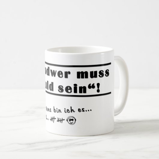 Irgendwer Koffiemok (Voorkant rechts)