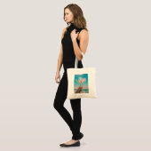Iridale Bloem Tote Bag (Voorkant (model))