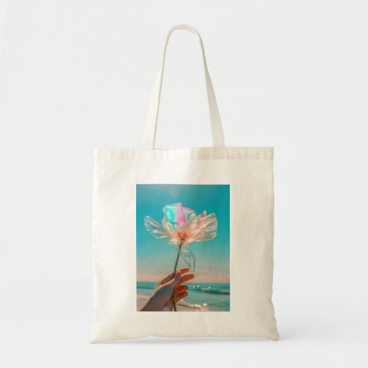Iridale Bloem Tote Bag (Voorkant)