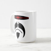 iRide Mustache Cylon Visor Koffiemok (Voorkant links)