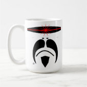 iRide Mustache Cylon Visor Koffiemok (Links)