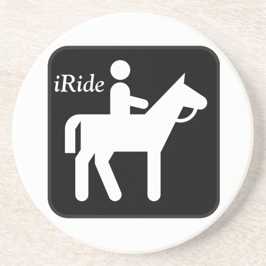 iRide Sandstone Coaster Zandsteen Onderzetter (Voorkant)