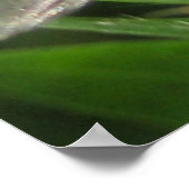 Iridescence - Blauwe fles Poster (Hoek)