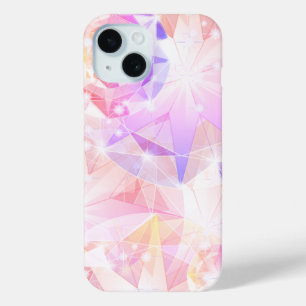 Iridescence Roze Lavendel Brilliant Crystal iPhone 15 Case