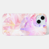 Iridescence Roze Lavendel Brilliant Crystal Case-Mate iPhone Case (Achterkant (horizontaal))