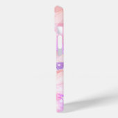 Iridescence Roze Lavendel Brilliant Crystal Case-Mate iPhone Case (Achterkant / Links)
