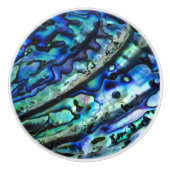 Iridescent Abalone Shell | Aangepaste keramische s Keramische Knop (Voorkant)