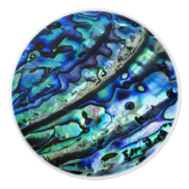 Iridescent Abalone Shell | Aangepaste keramische s Keramische Knop