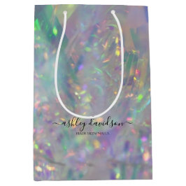 Iridescent Angel Tinsel Business Medium Cadeauzakje