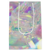 Iridescent Angel Tinsel Business Medium Cadeauzakje (Achterkant)