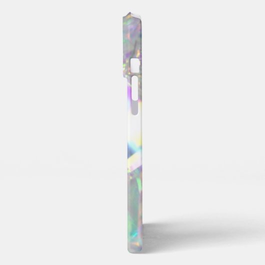 Iridescent Angel Tinsel Modern Glam iPhone Case iPhone Hoesje (Linkerkant)