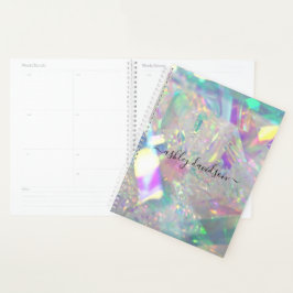 Iridescent Angel Tinsel Planner