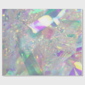 Iridescent Angel Tinsel Wrapping Paper Cadeaupapier (Vlak)