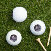 Iridescent Anime Horror: Liquid Smile Monster Golfballen (Insitu Gras)