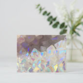 Iridescent Aura Crystals Briefkaart (Staand voorkant)