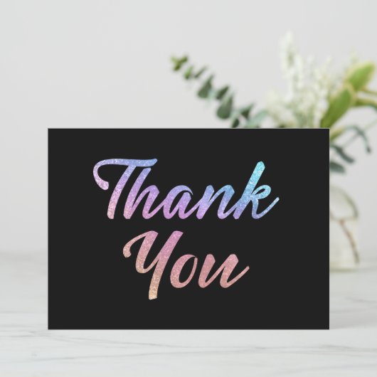 Iridescent Bedankkaart (Staand voorkant)