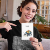 Iridescent Beetle in Waterverf, op maat Briefkaart