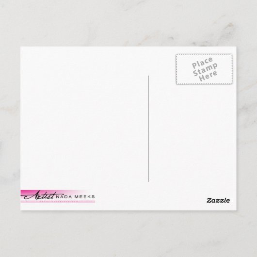 Iridescent Bell Briefkaart (Achterkant)