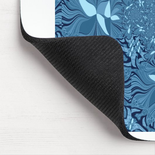 Iridescent blauw. muismat (Hoek)