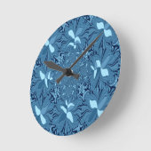 Iridescent blauw. ronde klok (Hoek)