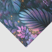 Iridescent Bloedend Hart Botanische Decoupage Tissuepapier (Detail)