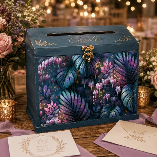 Iridescent Bloedend Hart Botanische Decoupage Tissuepapier