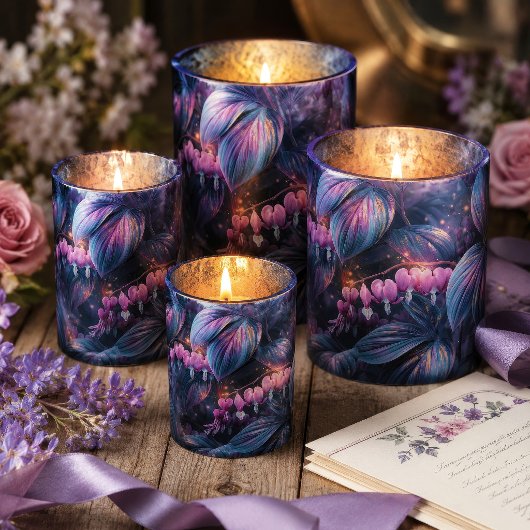 Iridescent Bloedend Hart Botanische Decoupage Tissuepapier