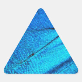 Iridescent Blue Butterfly Wing Sticker