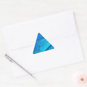 Iridescent Blue Butterfly Wing Sticker (Envelop)