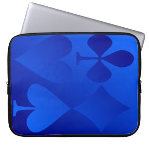 Iridescent Blue Gamble-laptop - Sleeve