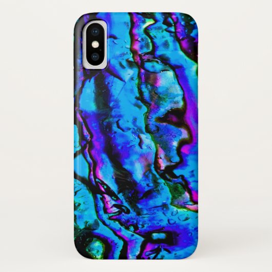 Iridescent Blue Green Paars, prachtig Case-Mate iPhone Case (Achterkant)