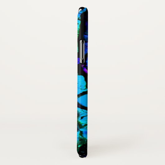 Iridescent Blue Green Paars, prachtig Case-Mate iPhone Case (Achterkant / rechts)