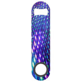 Iridescent Blue lights Multicolor Bottle Open Speed Flessenopener (Voorkant)