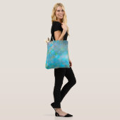  Iridescent Blue Shimmer Mermaid Scales Tote Bag (Op model)