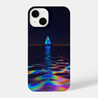 Iridescent boat phone case  iPhone 14 hoesje
