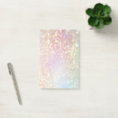 Iridescent Bokeh & Faux Glitter 1 Post-it® Notes (Kantoor)
