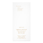 Iridescent Bokek Salon Price List Service Menu (Achterkant)